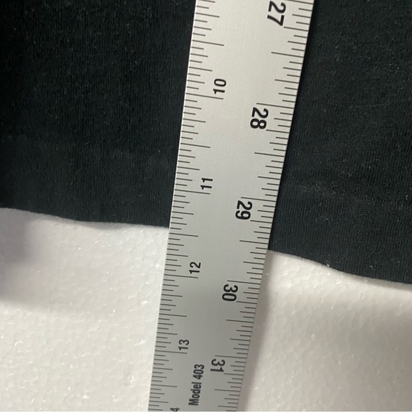 Polo Shirt Men XXL Black Colorful Spell Out Crew Neck Cotton Tshirt Short Sleeve - Picture 7 of 8